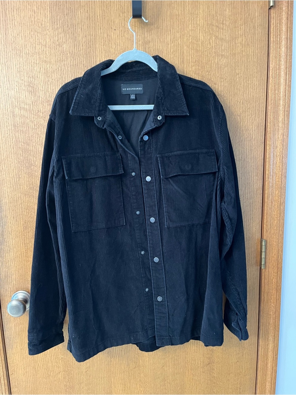 No Boundaries mens M corduroy button down
